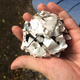 Ball of old, crusty vinyl pulled from the race car. Photo credit: Stef Schrader